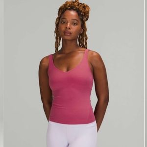 Lululemon Align Waist-Length Tank Top Pink Lychee